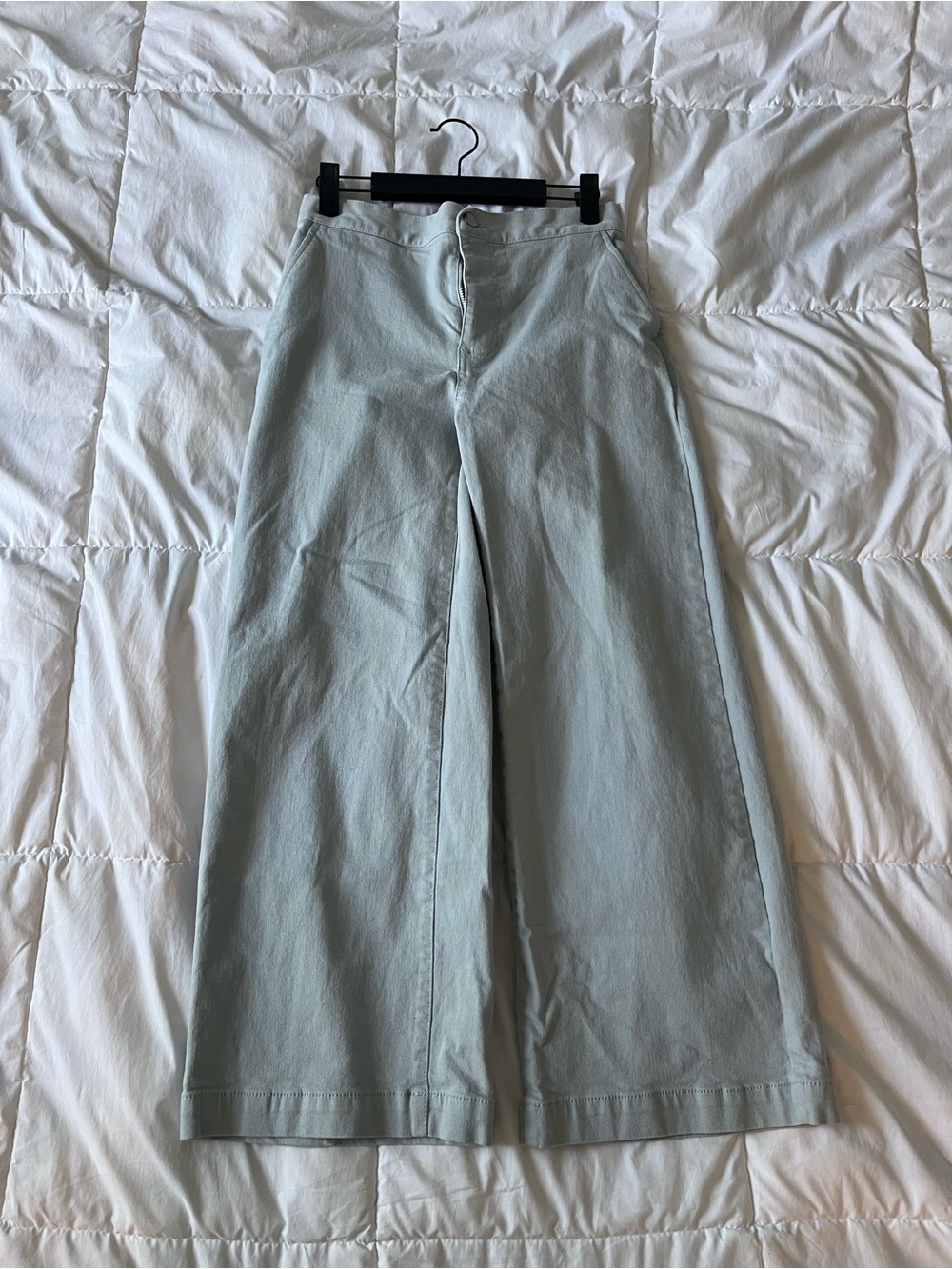 OAK + FORT Women's Straight-Leg Jeans in Light Blue